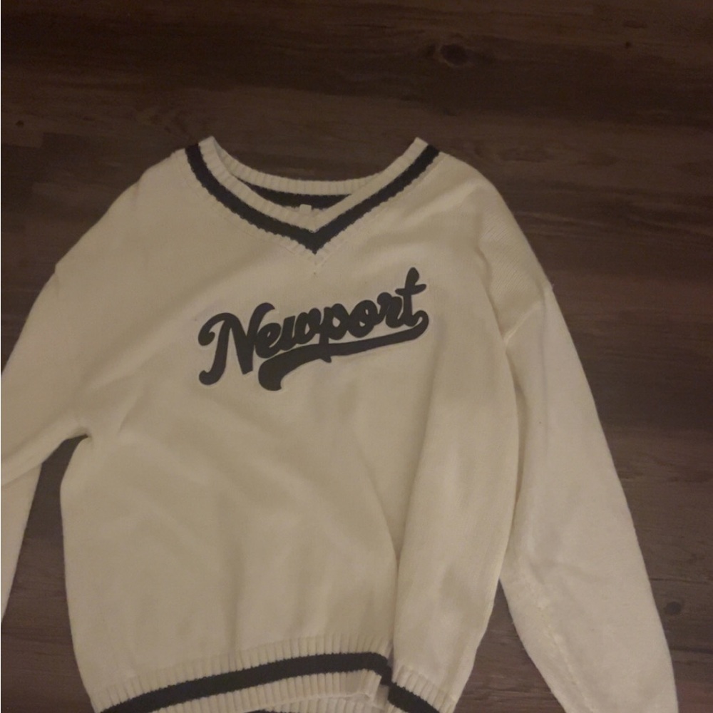 Newport Men's White Sweater